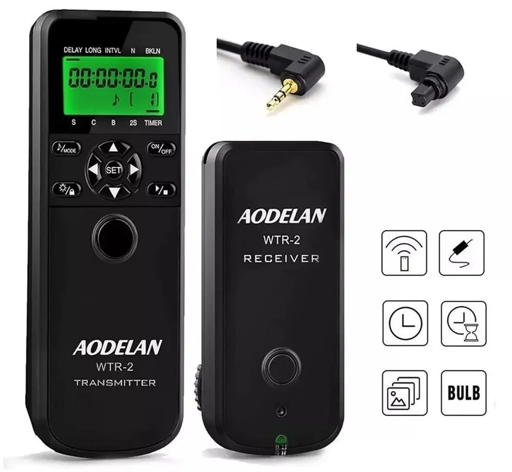 Remote Shutter Release For DSLR Canon EOS R, RP, RA, R6, R5, 80D